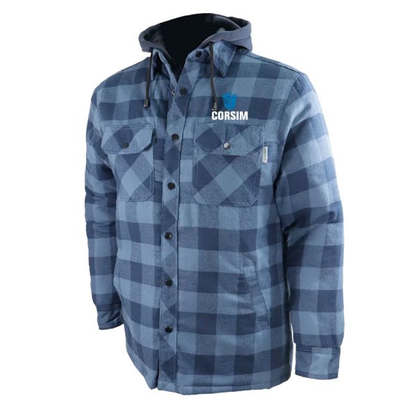 Image de Chemise de flanelle doublée avec capuchon - Gatts