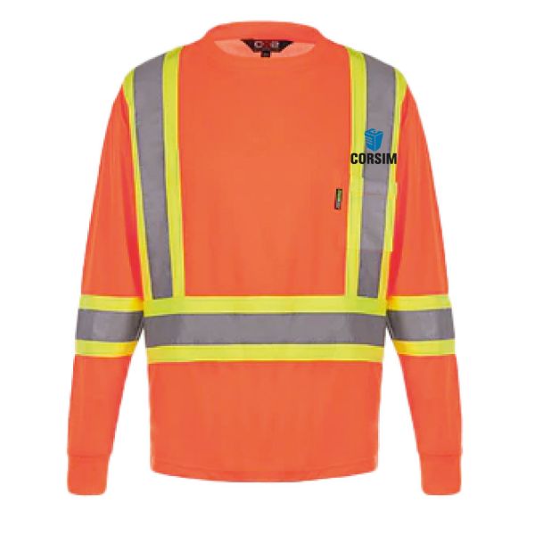 Image de T-shirt haute visibilité à manches longues