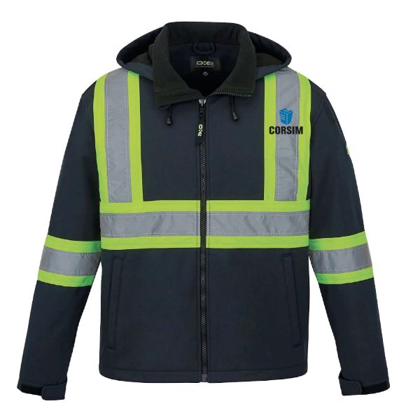Image de Jacket Softshell haute visibilité avec capuche amovible