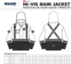Image de Veste de pluie haute visibilité