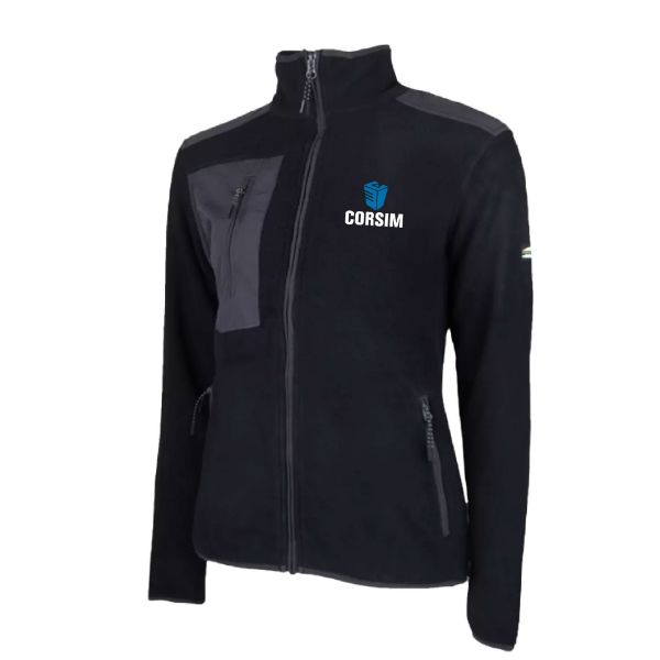 Image de Chandail polaire à zip pour femme - Chlorophylle