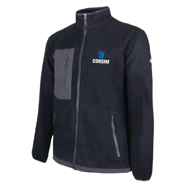 Image de Chandail polaire à zip pour homme - Chlorophylle